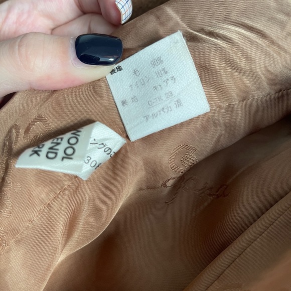 Vintage alpaca wool coat - Picture 3 of 6